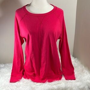 NWT Eddie Bauer Women's Pink Long Sleeve Top